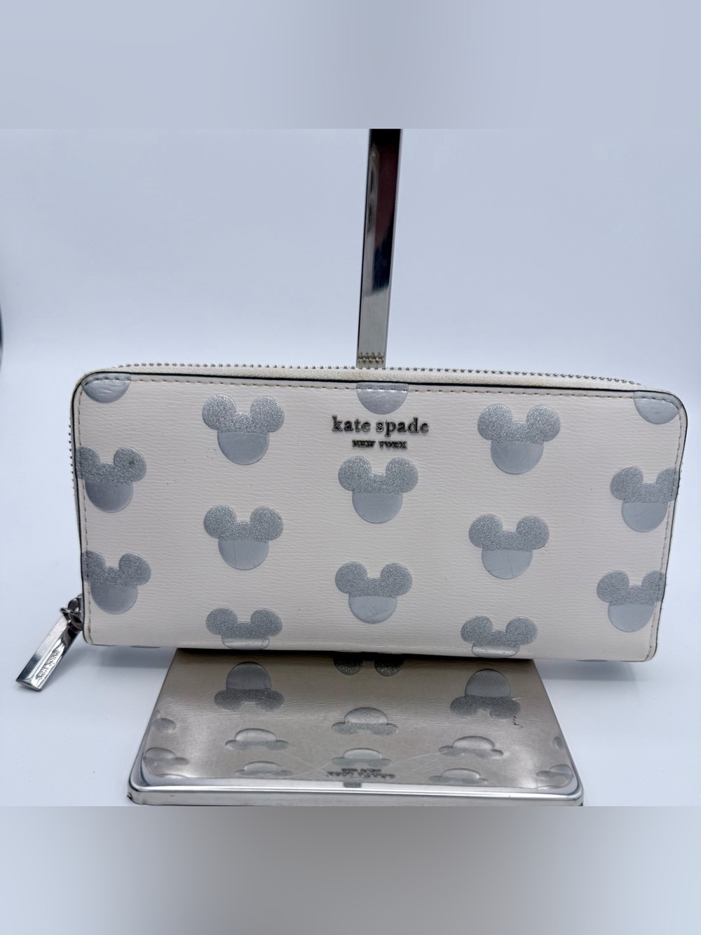 Kate Spade New York Disney Parks Mickey Mouse Zip Wallet - Authentic Original